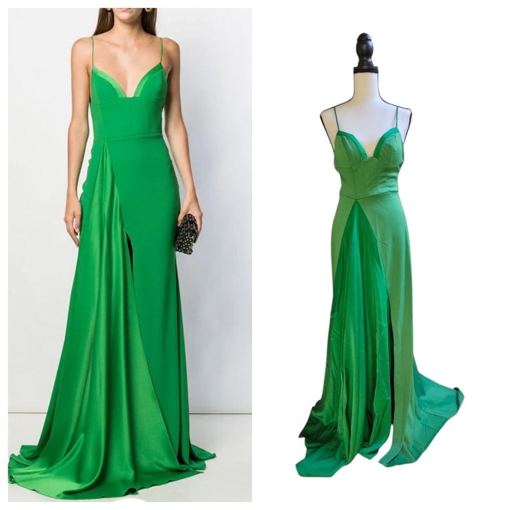 NWT The Label Sikiw Slip Maxi Evening Dress Gown Size M